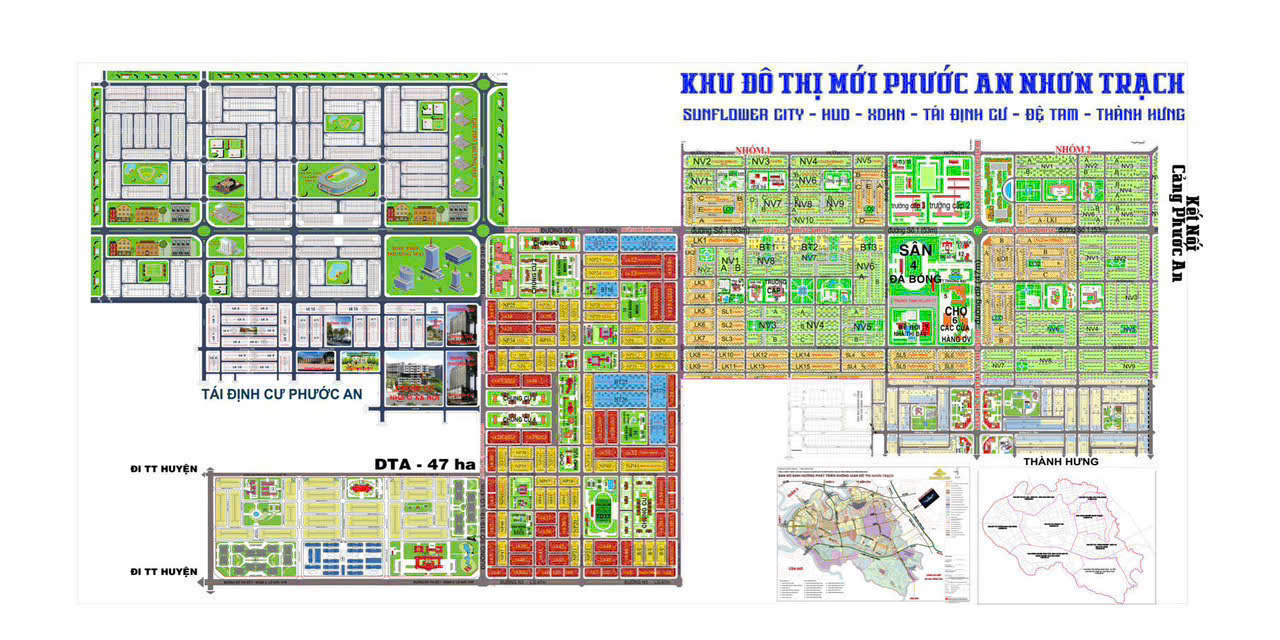 BÁN ĐẤT NỀN NHÀ VƯỜN DỰ ÁN HUD NHƠN TRẠCH – SỔ RIÊNG – DIỆN TÍCH LỚN