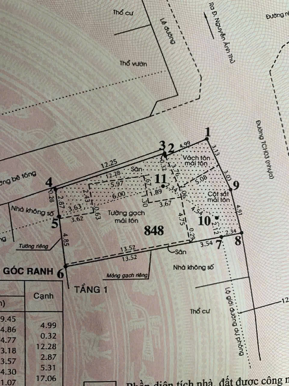GIẢM SÂU 3 TỶ – GÓC 2 MẶT TIỀN CHỢ TCH 03–07 – VỊ TRÍ KIM CƯƠNG Q12