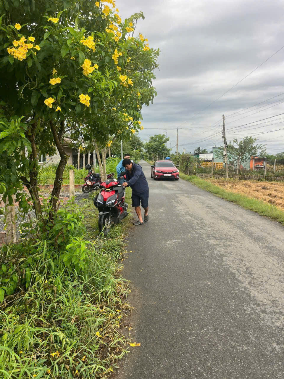 BÁn đất thổ cư mt đường Nhựt Chánh - Mỹ Bình , xã Nhựt Chánh dt 150m2 giá 1,65 tỷ