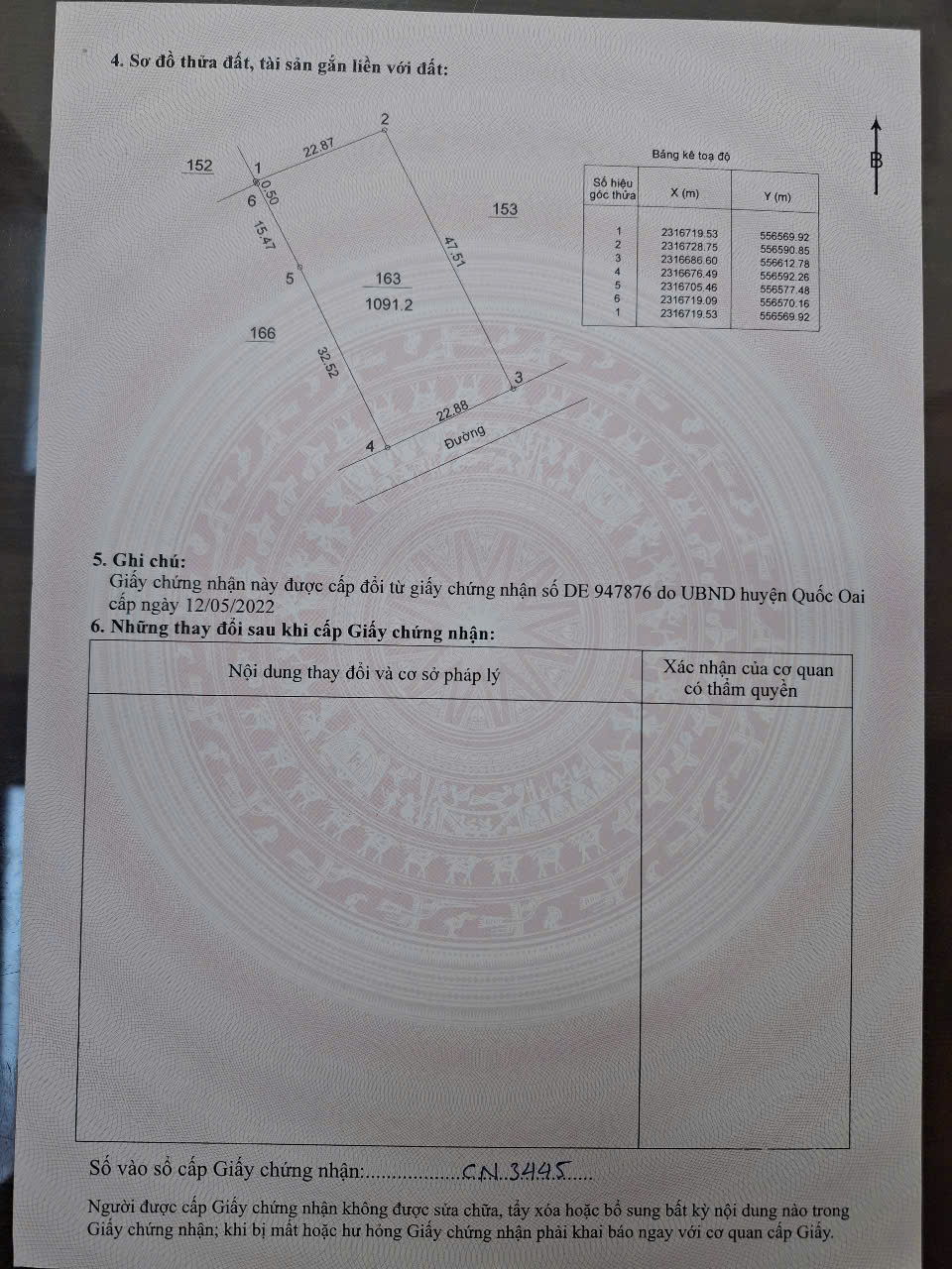 Bán đất phú cát 1.100 m2 mặt tiền 23m ô tô tránh 17 triệu/m2 ( thương lượng)