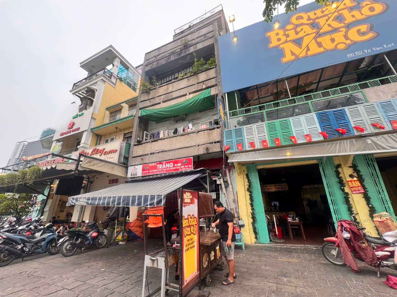 BÁN NHÀ 5 TẦNG - 2 MẶT TIỀN KD Đ.VÕ VĂN KIỆT & NGUYỄN THÁI HỌC, P.CẦU ÔNG LÃNH, QUẬN 1 - DT 4,7M*21M VUÔNG VỨC - CHÍNH