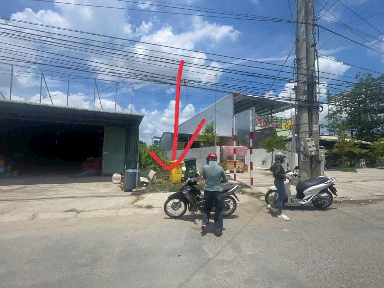 Bán đất thổ cư mt ĐT 833B , xã Long Cang , Cần Đước dt 174m2 giá 2,45 tỷ