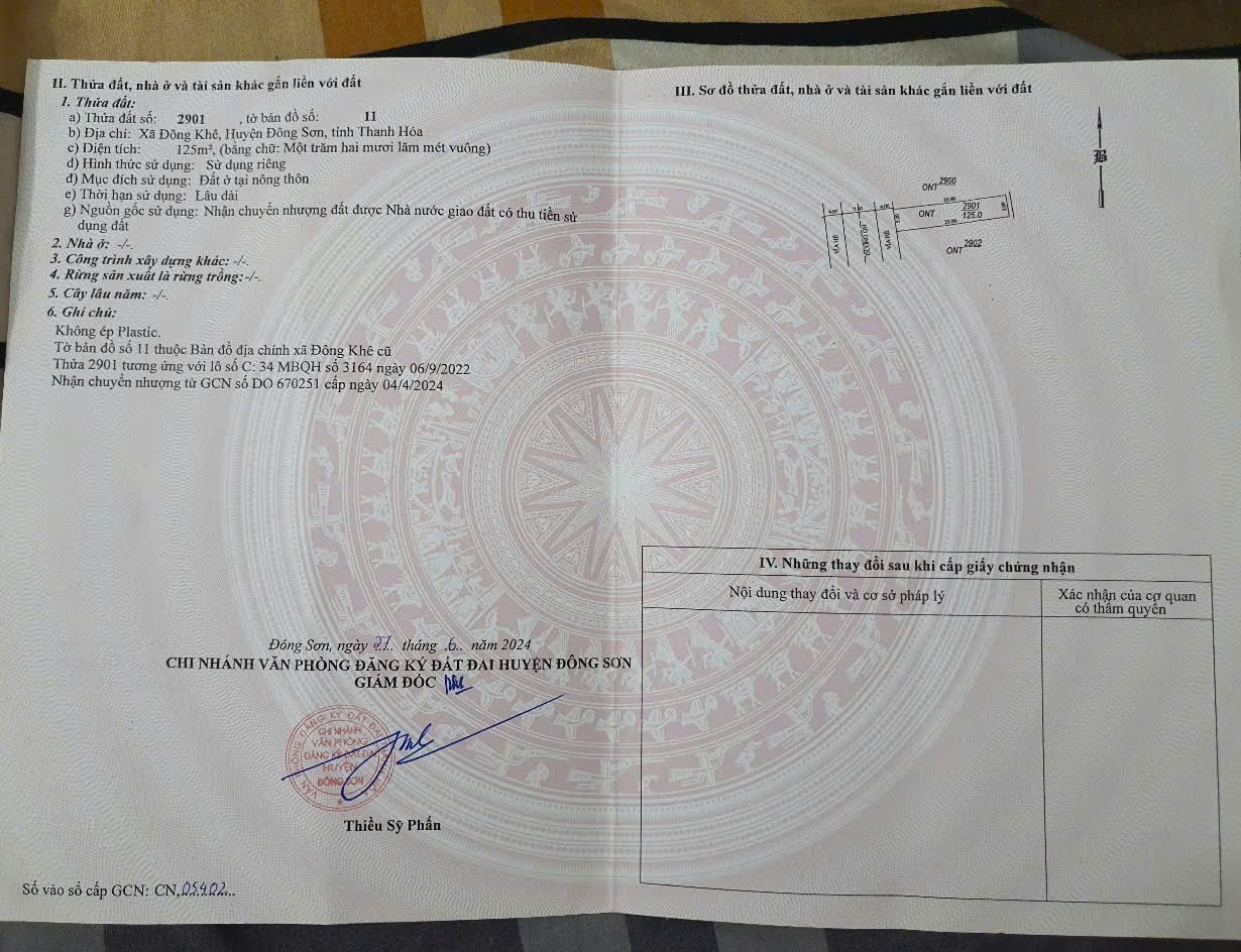 ĐẤT ĐẸP- GIÁ TỐT- CẦN BÁN NHANH ĐẤT MẶT BẰNG LÔ C34 tại P.Đông Sơn(Đông Khê, Đông Sơn, Thanh Hoá)