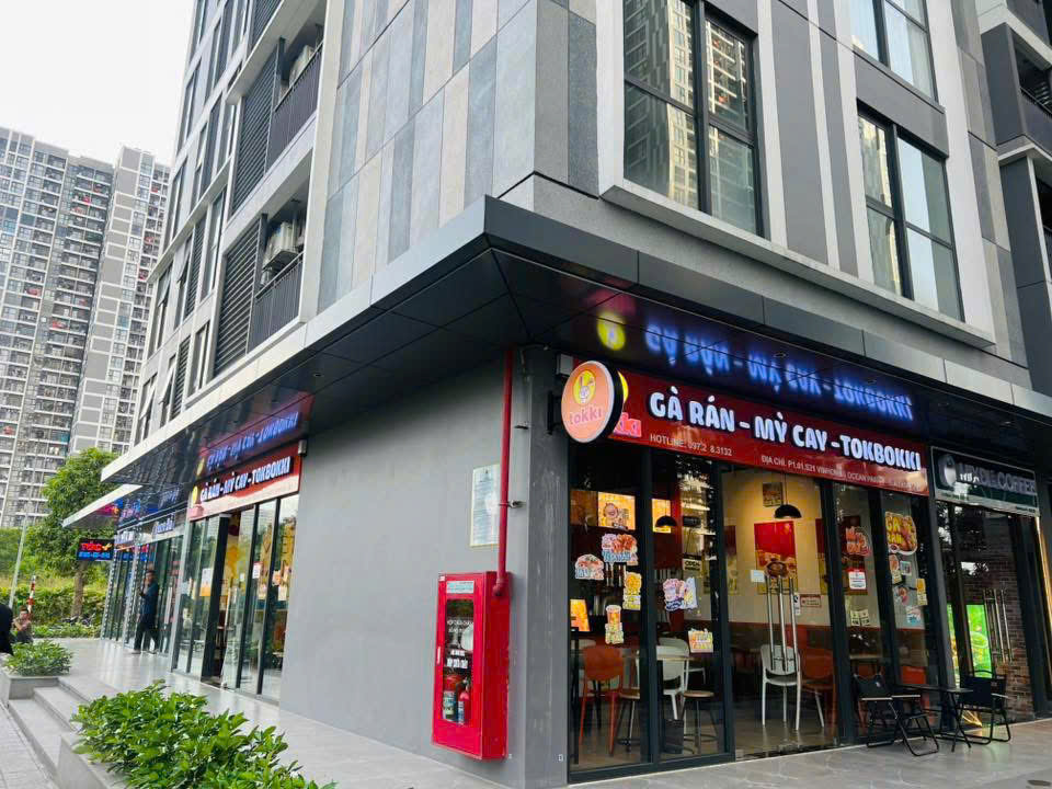 SANG NHƯỢNG CỬA HÀNG F&B – CĂN GÓC 2 MẶT TIỀN – VINHOMES OCEAN PARK