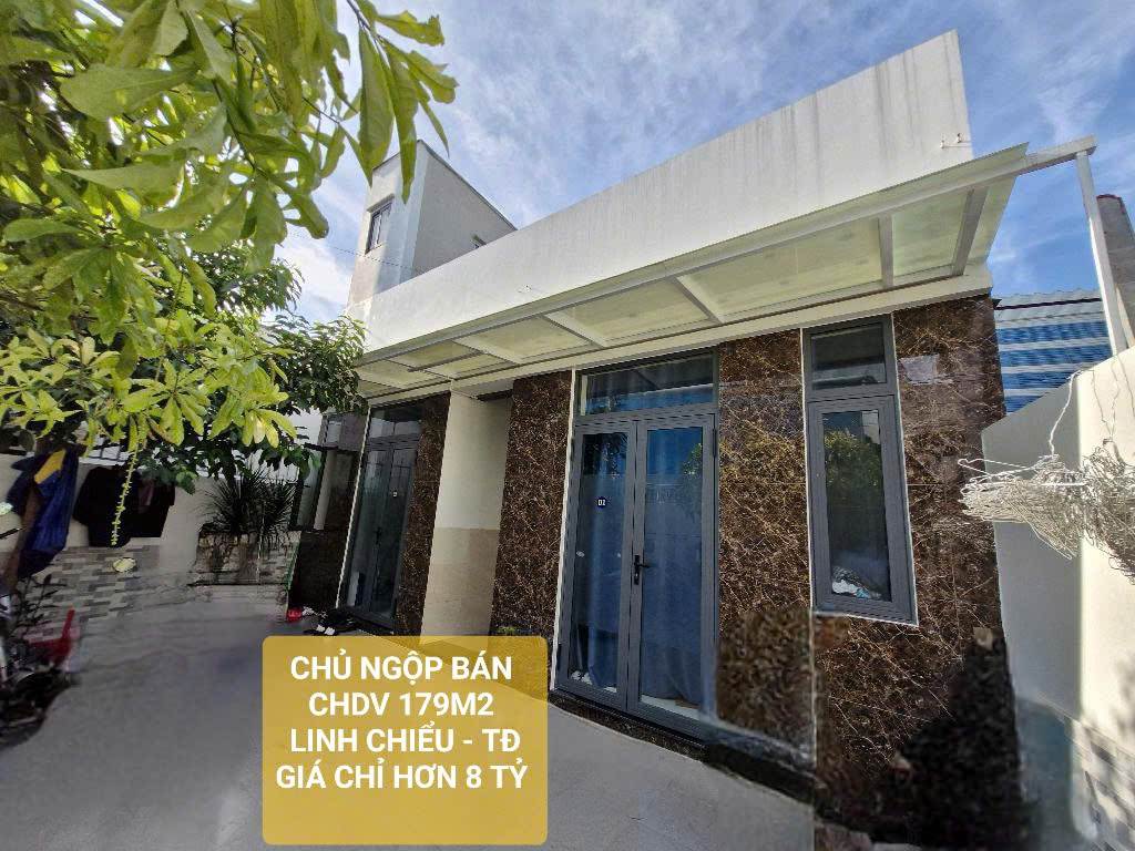 CHDV 179M2 - ĐƯỜNG SỐ - LINH CHIÊU - NGAY CHỢ THỦ ĐỨC -CHỈ 8 TỶ HƠN