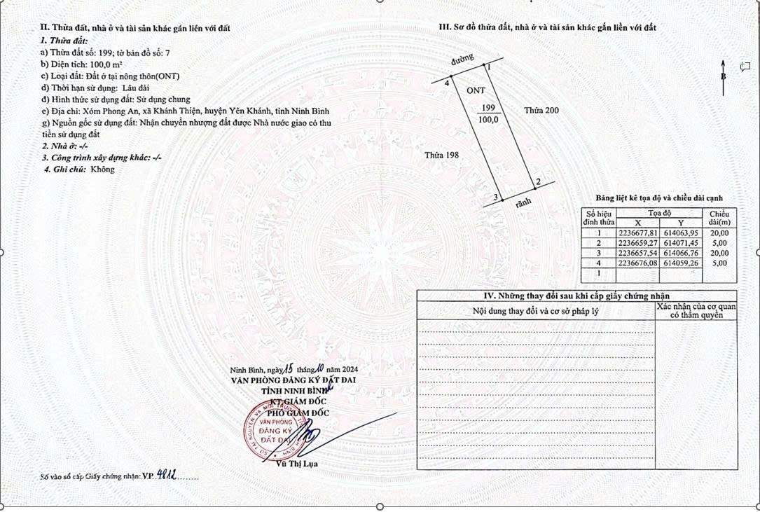HOT SỞ HỮU NGAY LÔ ĐẤT VỊ TRÍ ĐẮC ĐỊA Mặt Đường trục Bãi Đính Kim Sơn tại huyện Yên Khánh, Ninh Bình