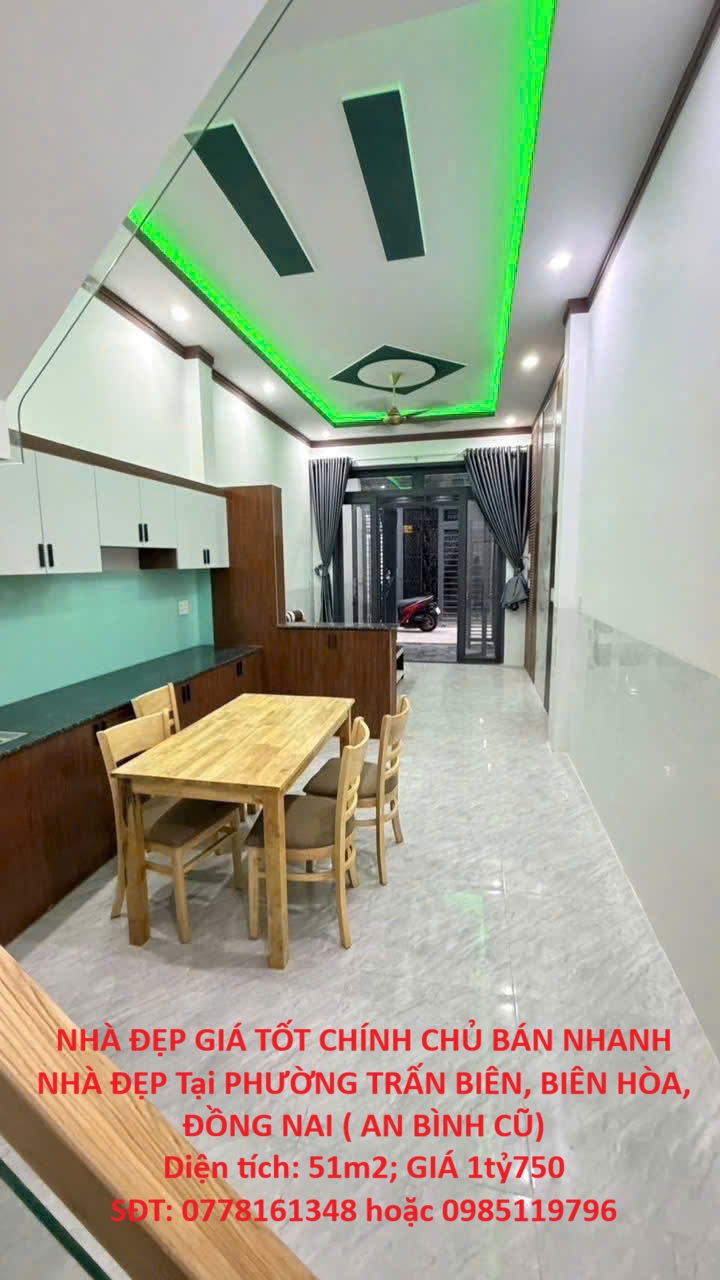 NHÀ ĐẸP GIÁ TỐT CHÍNH CHỦ BÁN NHANH NHÀ ĐẸP Tại PHƯỜNG TRẤN BIÊN, BIÊN HÒA, ĐỒNG NAI