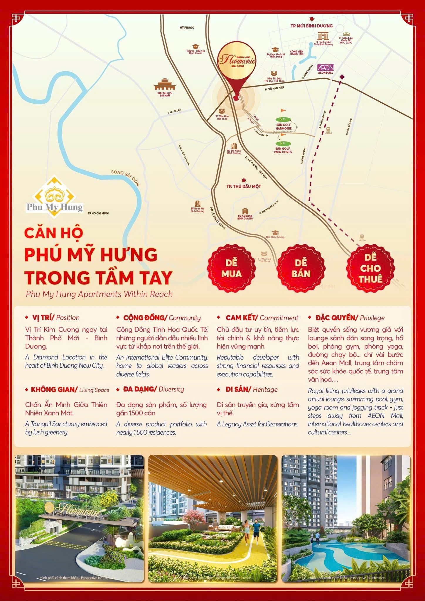 The Harmonie - Mở Bán Đợt 1 - Dự Án Phú Mỹ Hưng Harmonie, Dễ mua dễ bán dễ cho thuê. Đăng ký xem nhà mẫu 0901323786