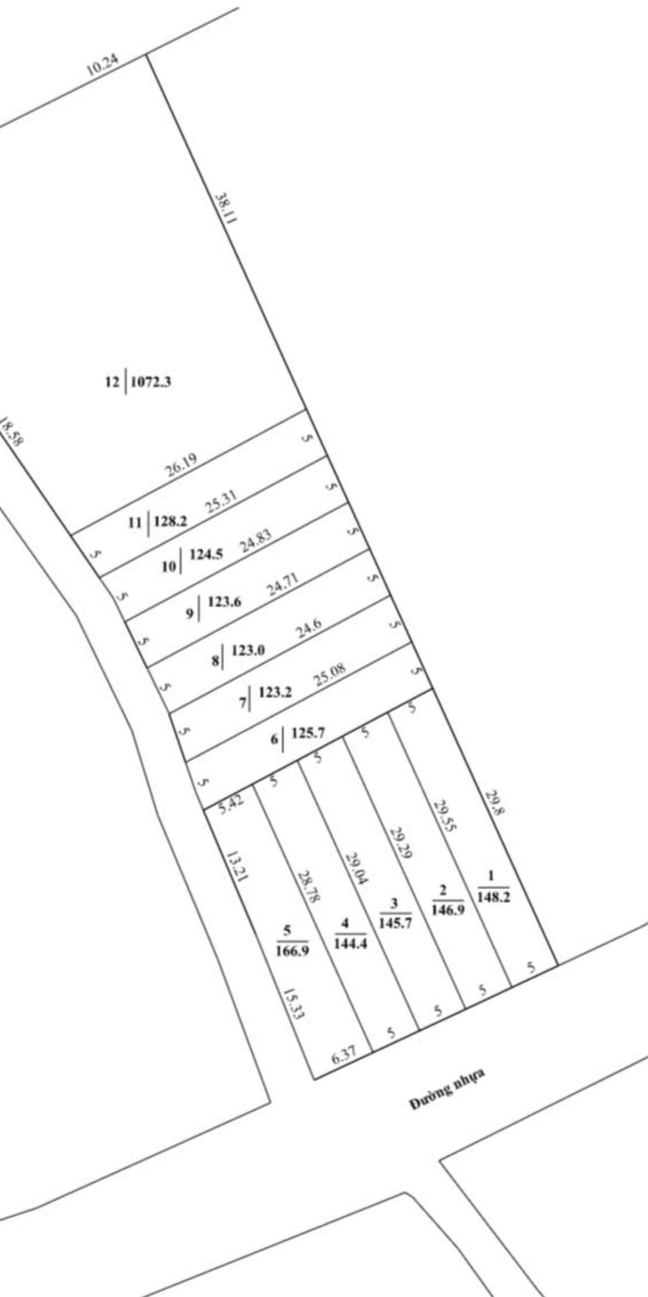 Em cần bán lô đất Mặt tiền đường nhựa chính long tân láng dài 5*30*80tc