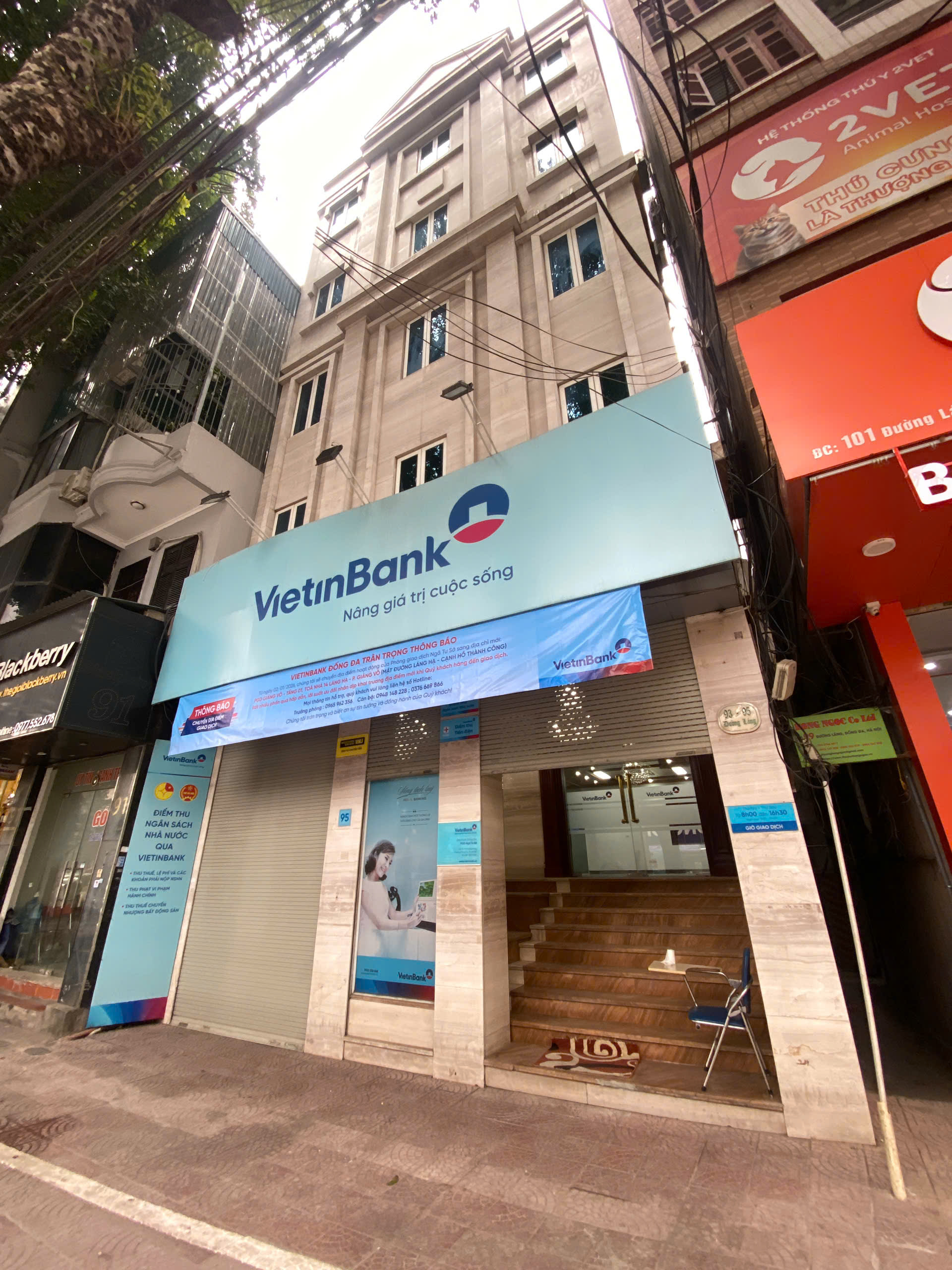 CHO THUÊ MẶT BẰNG KINH DOANH – MẶT PHỐ 95 ĐƯỜNG LÁNG, NGÃ TƯ SỞ – ĐỐNG ĐA