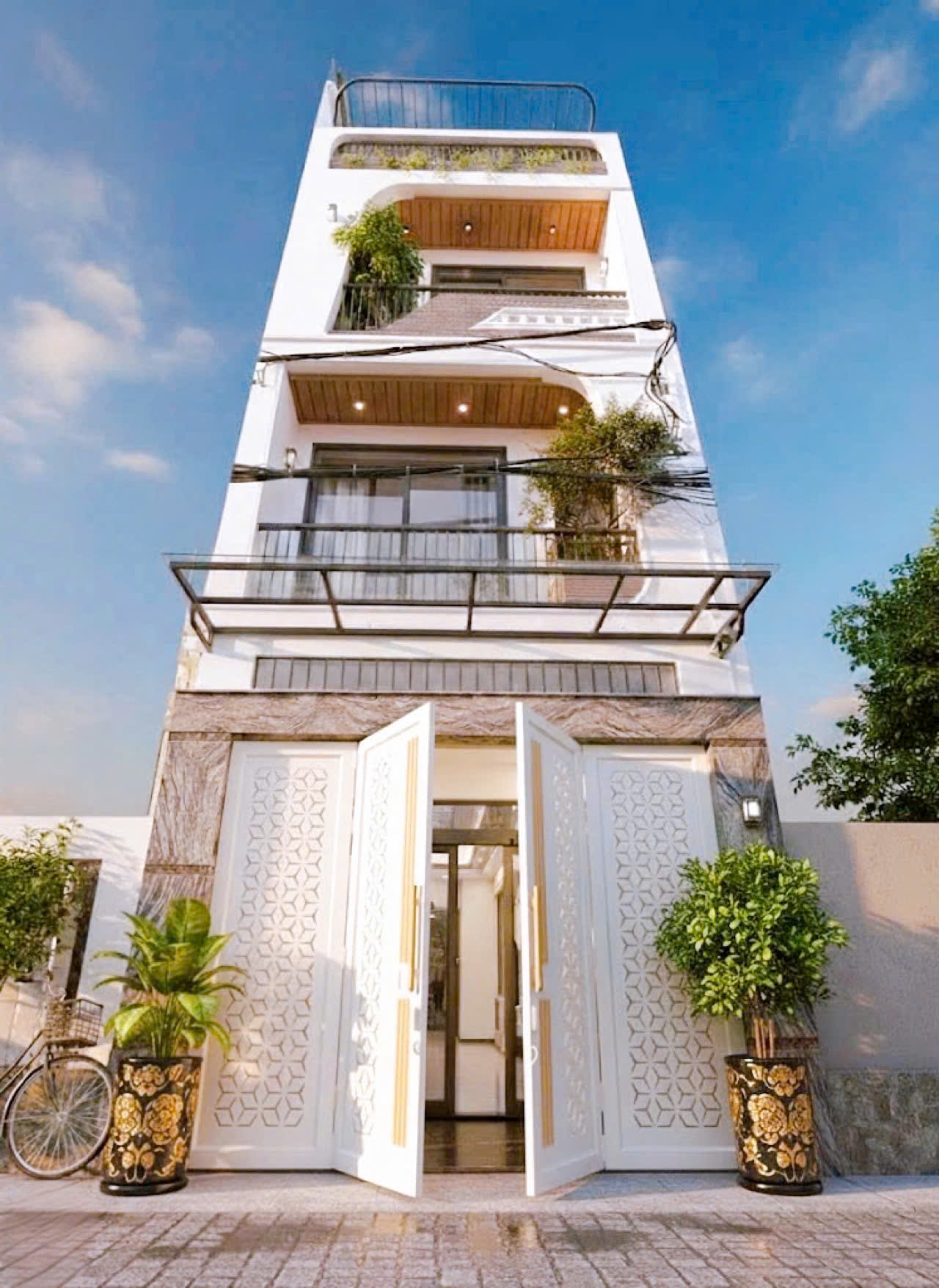 Nhà hẻm Xe hơi Phan Huy Ích – QUẬN TÂN BÌNH – 4x10 m Vuông vắn - 4 tầng – 7.27 tỷ