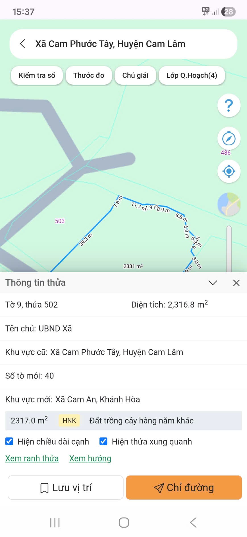 LÔ ĐẤT SIÊU ĐẸP - GIÁ ĐẦU TƯ - Cần Bán Lô Đất Tại Xã Cam Phước Tây, Cam Lâm, Khánh Hòa