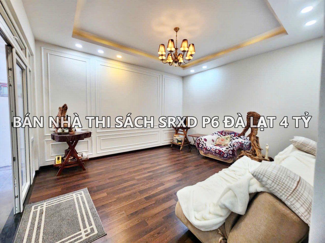 Bán nhà 4 phòng ngủ sổ riêng xây dựng - Thi Sách phường 6 Đà Lạt giá 4 tỷ