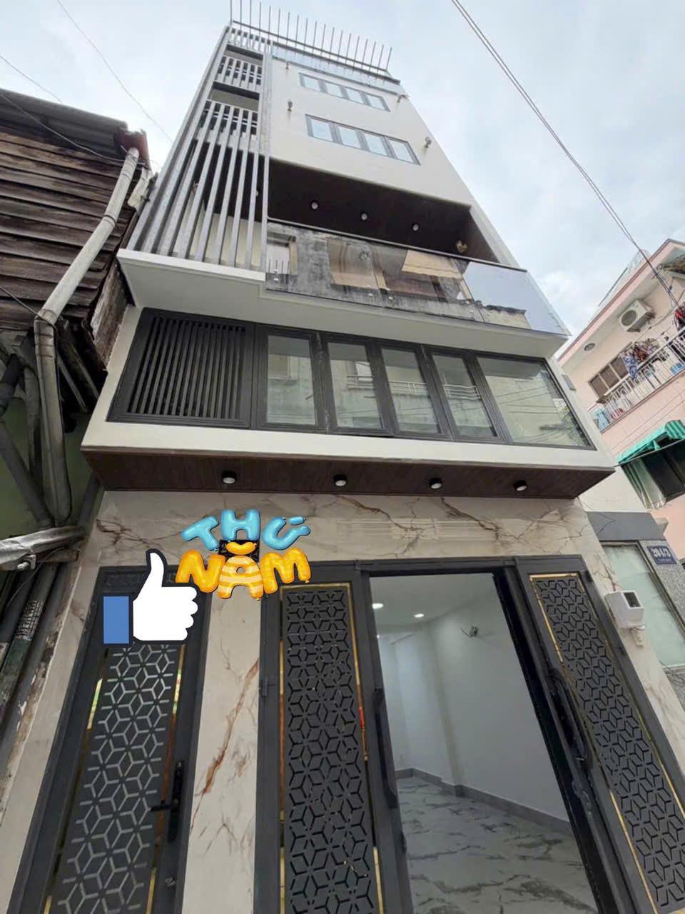 NHÀ MỚI ĐẸP Quận5 _Hẻm 5M, 6Tầng có TM, Sau lưng MẶT TIỀN Cao Đạt Ngang4.5m_11.9Tỷ