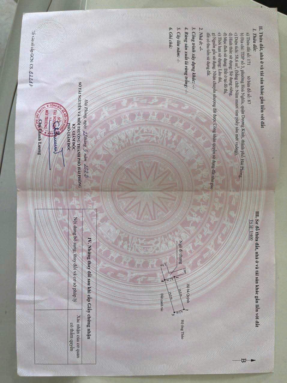 ĐẤT GẦN CHỢ HÒA NGHĨA – DƯƠNG KINH GIÁ 9XX TRIỆU VỊ TRÍ TRUNG TÂM – THANH KHOẢN TỐT ZALO 0567 222 555