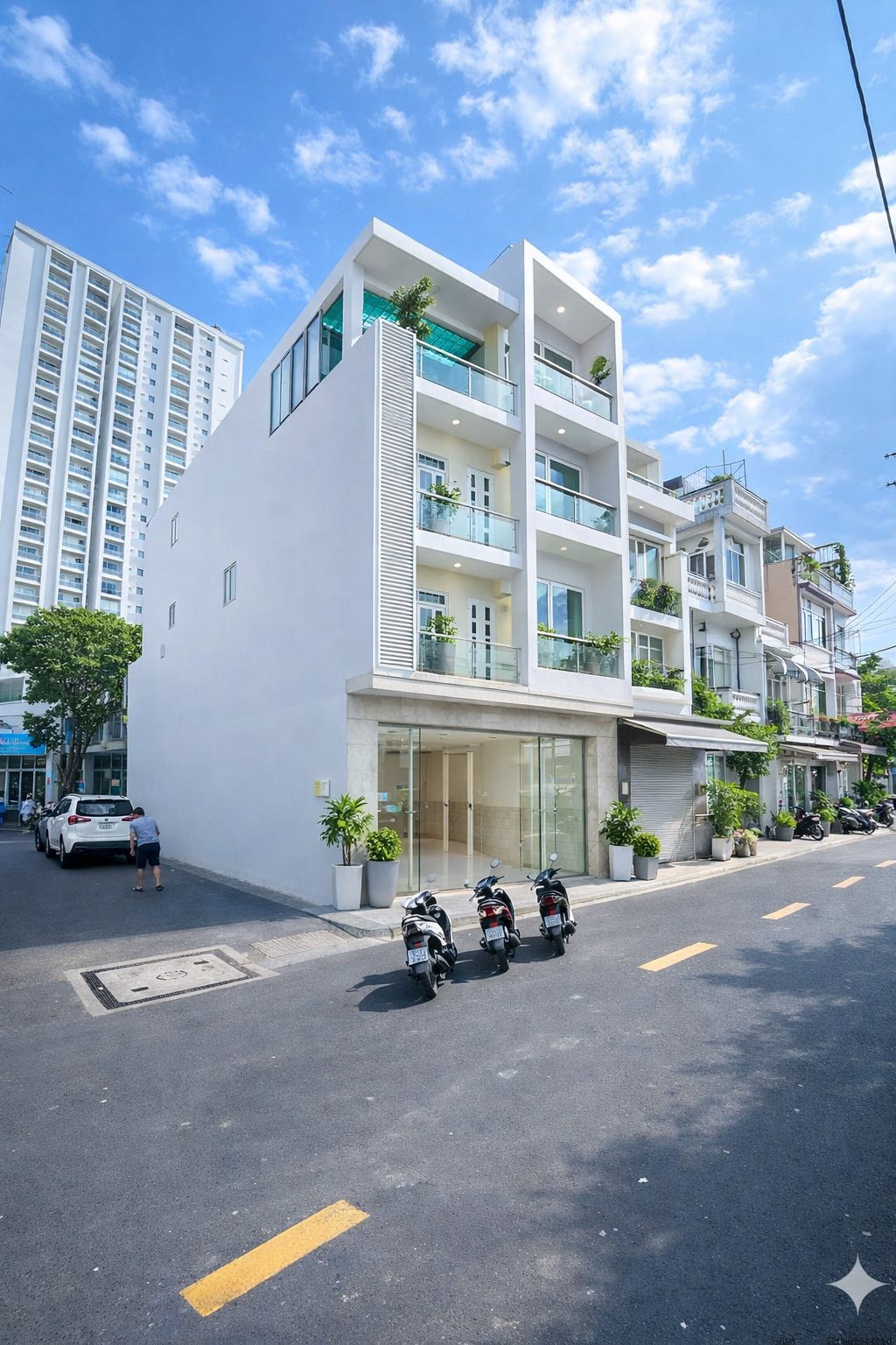 Bán nhà Luỹ Bán Bích khu cao tầng, Đường 10M, Lô Góc 60m² 0 LG 4 tầng, sẵn Dòng Tiền 9.x