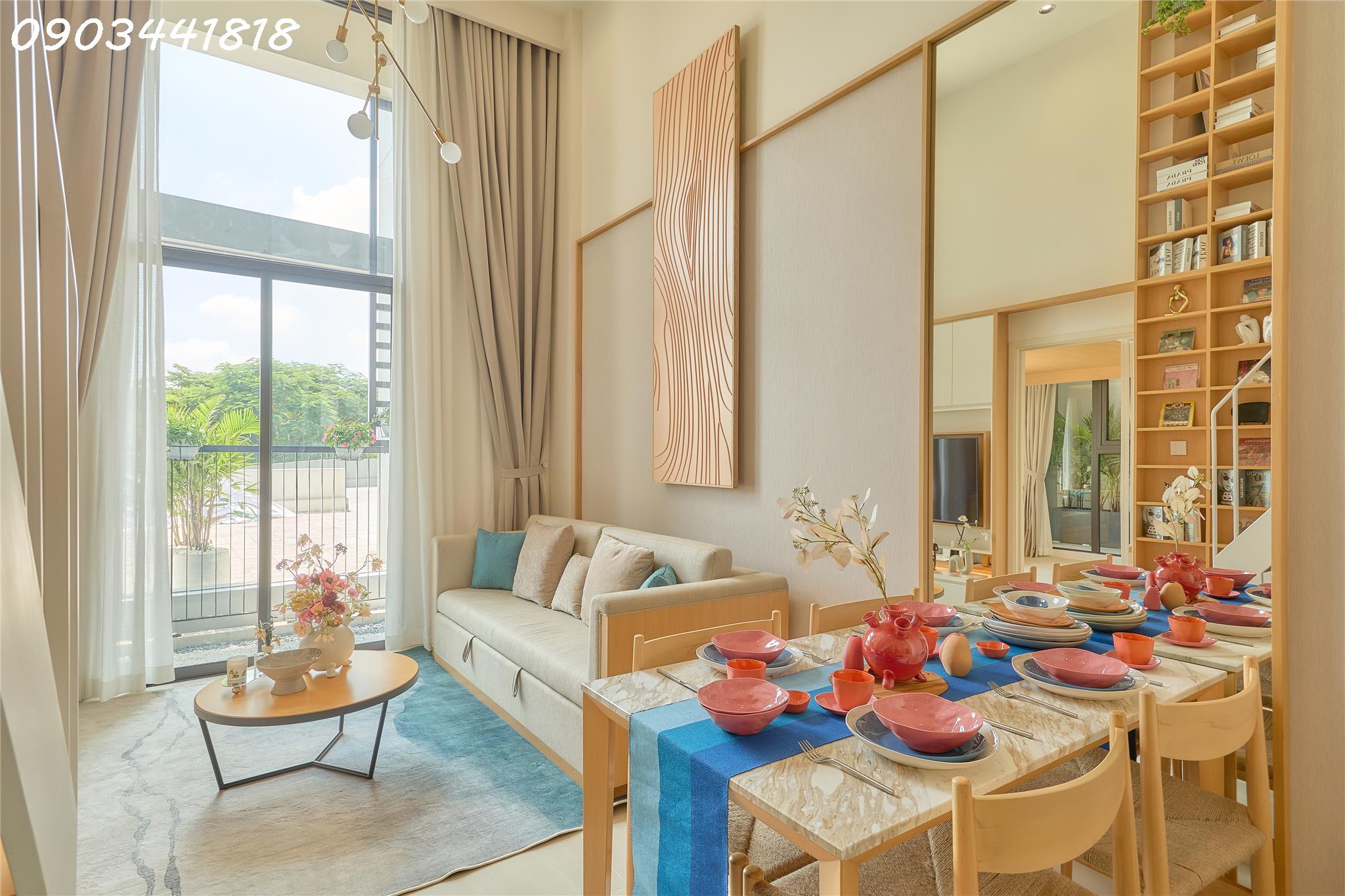 Cho thuê căn hộ 2 tâng Duplex - giá 9tr/tháng - KĐT Sun Urban City