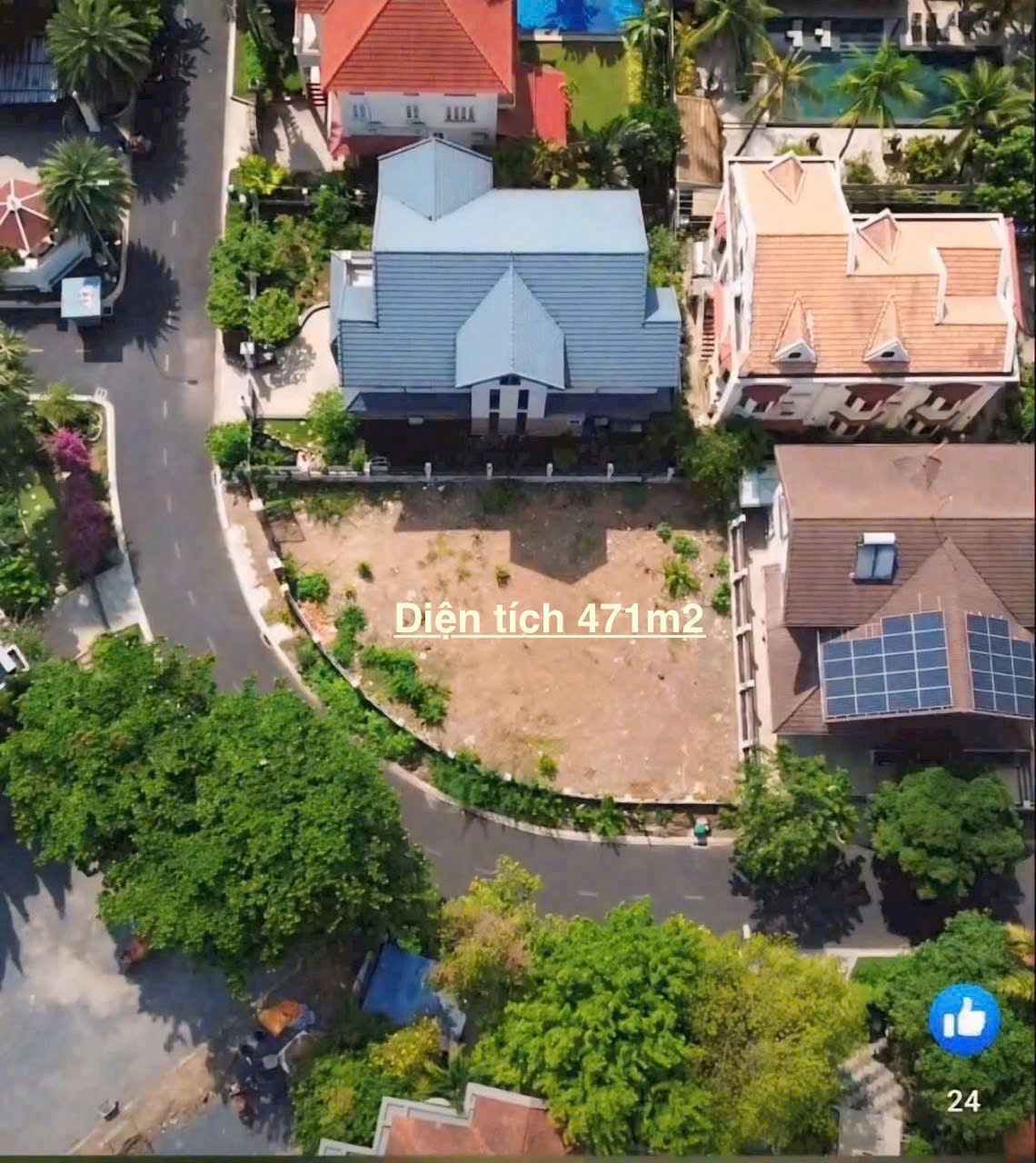 BAN LÔ GÓC 2MT Quỹ đất xây biệt thự đẹp nhất thảo điền Khu compound Q.2