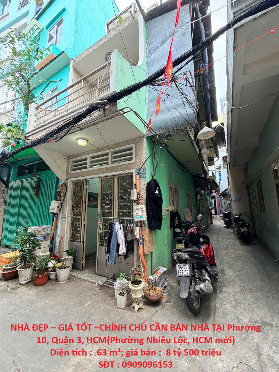 NHÀ ĐẸP – GIÁ TỐT –CHÍNH CHỦ CẦN BÁN NHÀ TẠI Phường 10, Quận 3, HCM(Phường Nhiêu Lộc, HCM mới)