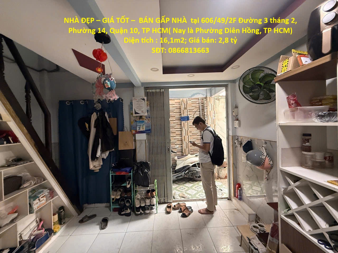 NHÀ ĐẸP – GIÁ TỐT – BÁN GẤP NHÀ tại Phường 14, Quận 10, TP HCM