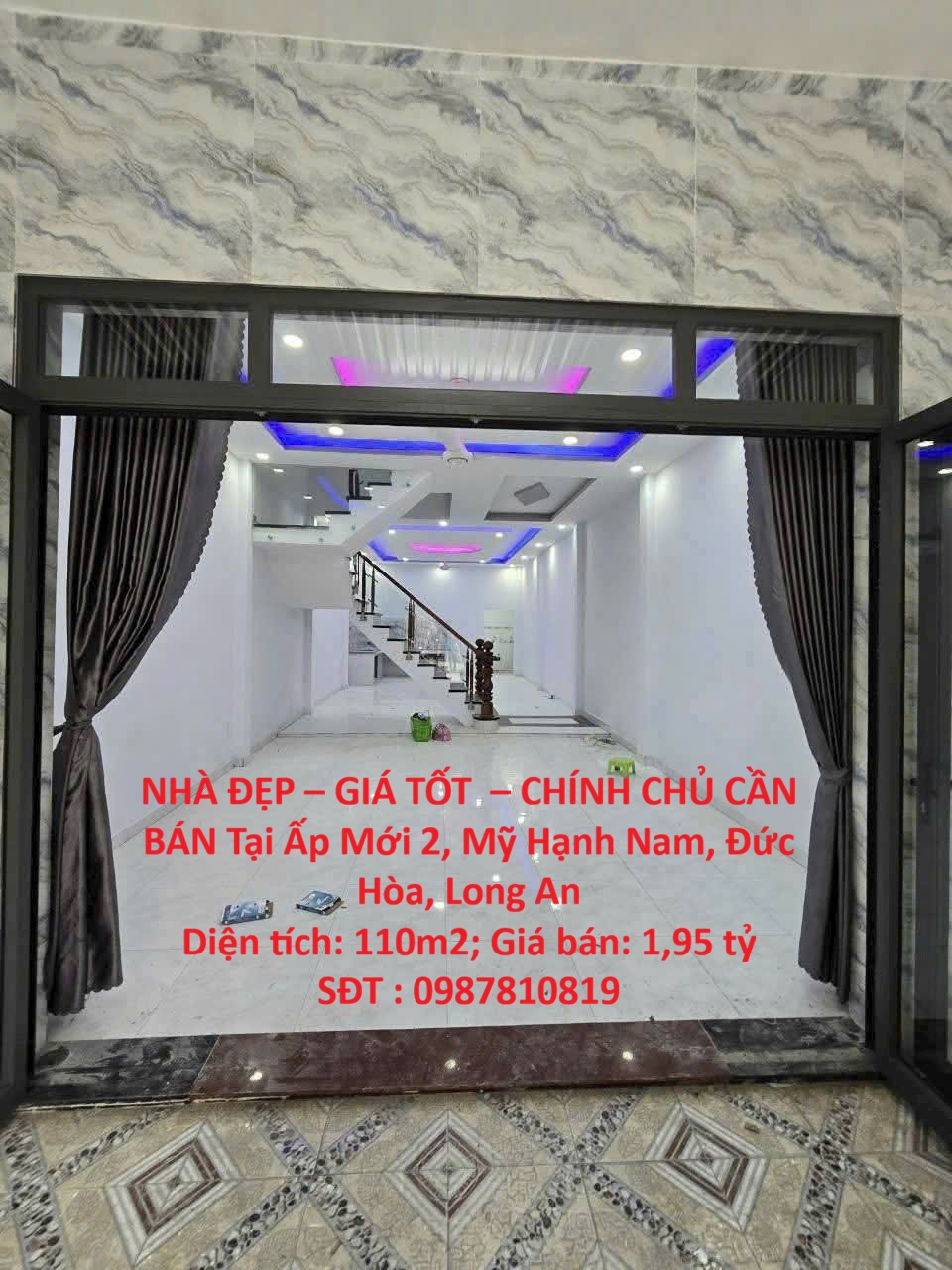 NHÀ ĐẸP – GIÁ TỐT – CHÍNH CHỦ CẦN BÁN Tại Ấp Mới 2, Mỹ Hạnh Nam, Đức Hòa, Long An