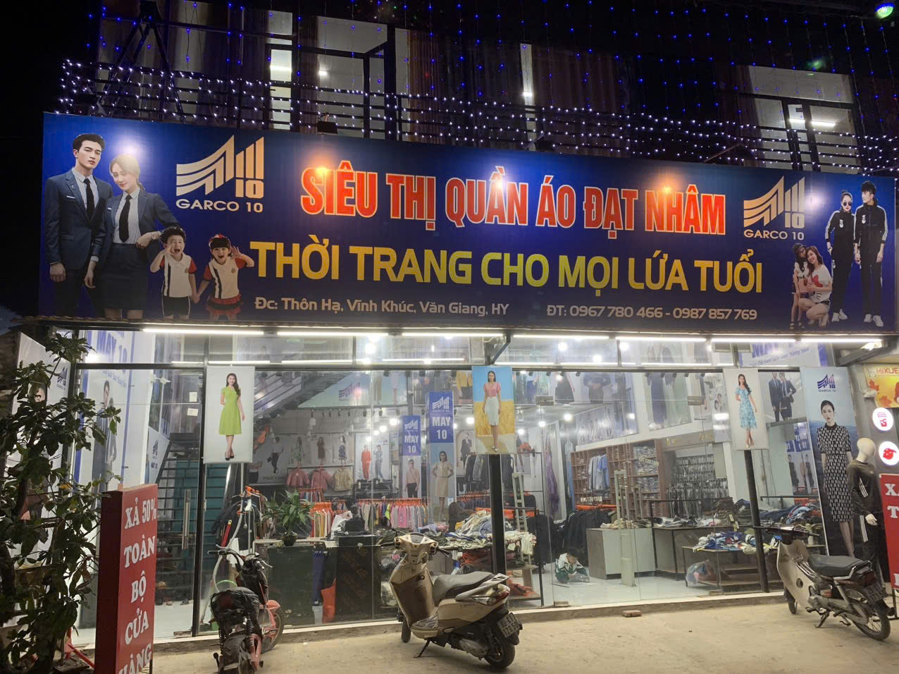 CHO THUÊ MẶT BẰNG 2 TẦNG – DIỆN TÍCH LỚN – KINH DOANH THOẢI MÁI - GIÁ THUÊ HỢP LÝ - VĂN GIANG, HƯNG YÊN