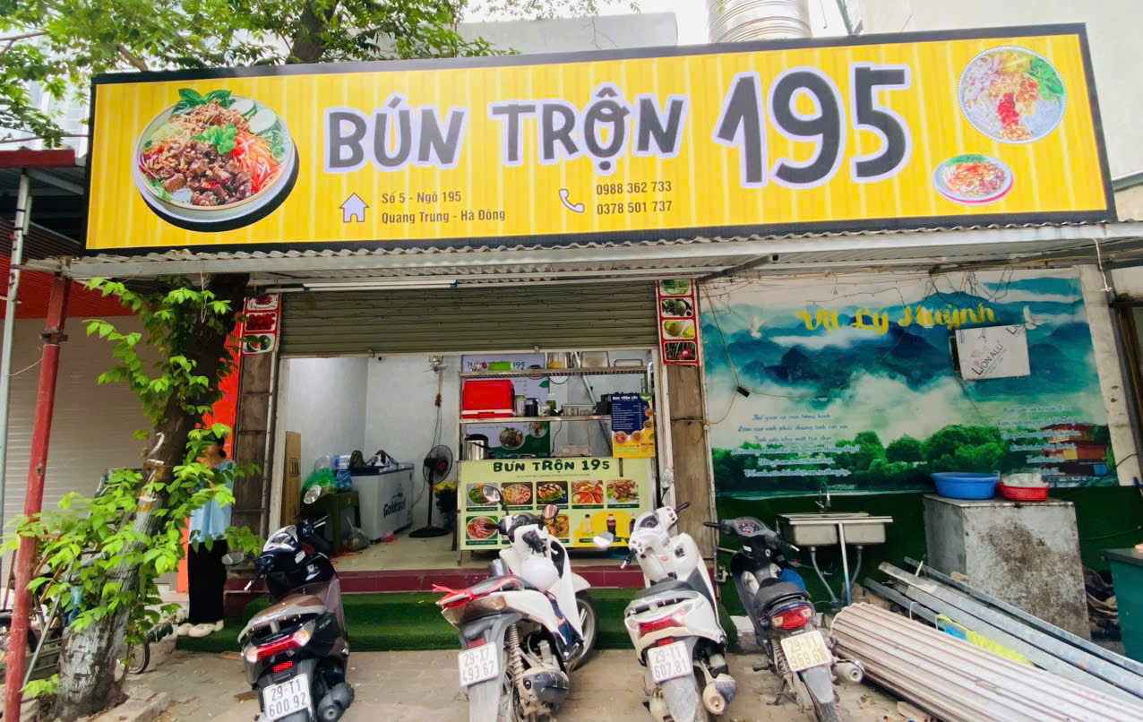 CHÍNH CHỦ SANG NHƯỢNG HOẶC THANH LÝ QUÁN BÚN TRỘN – SỐ 5 NGÕ 195 QUANG TRUNG, HÀ ĐÔNG, HÀ NỘI
