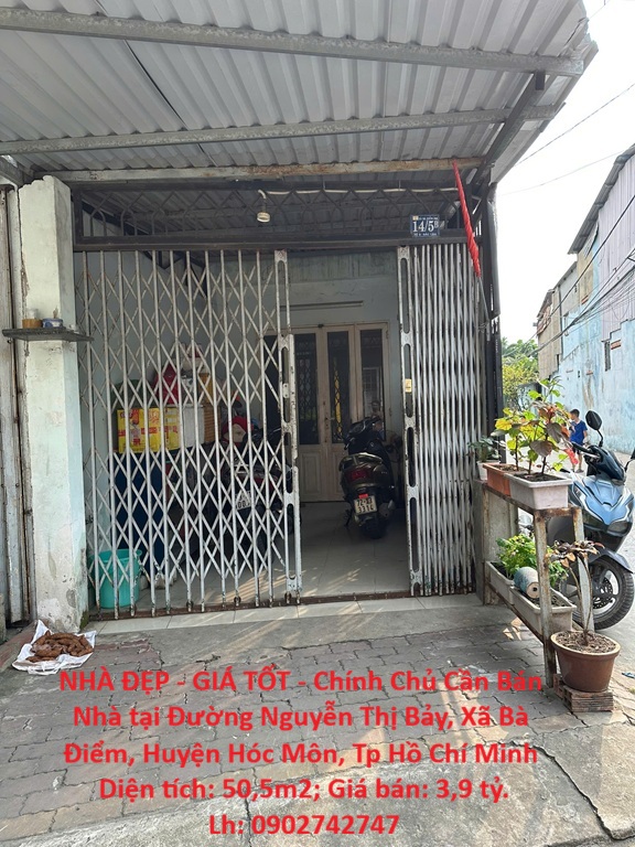 NHÀ ĐẸP - GIÁ TỐT - Chính Chủ Cần Bán Nhà tại Huyện Hóc Môn, Tp Hồ Chí Minh