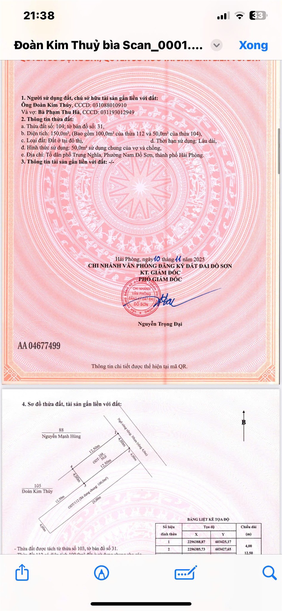 Lô góc F0 sát mặt đường 353 Trung Nghĩa ZALO 0567 222 555