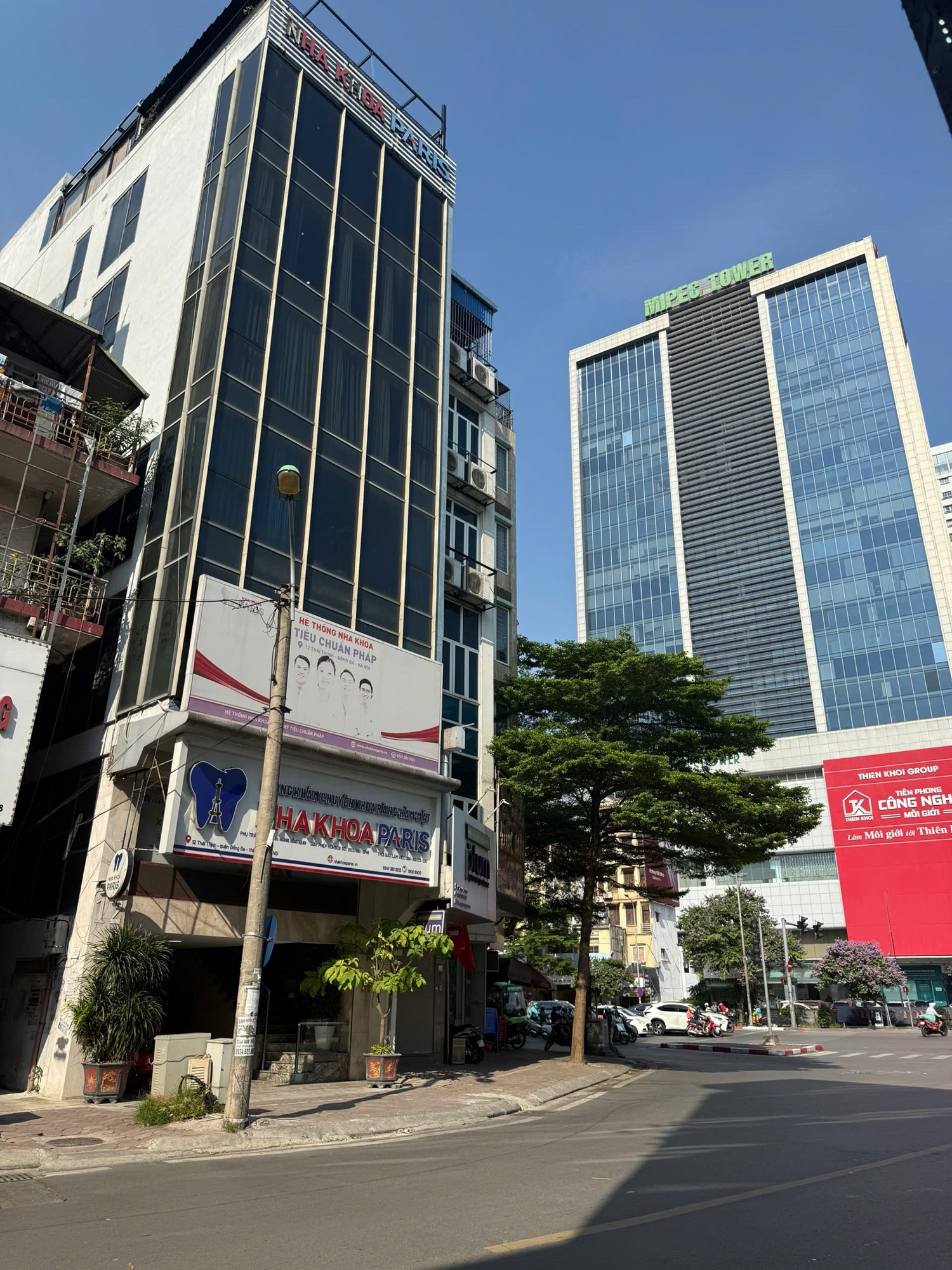 ️ LÔ GÓC MẶT PHỐ THÁI THỊNH – GẦN ROYAL CITY – 8 TẦNG THANG MÁY – DÒNG TIỀN ~300TR/THÁNG