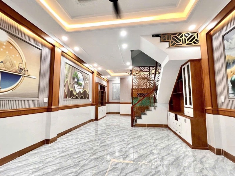 Bán nhà 2 Tầng,SHR đường xe hơi,2 MẶT TIỀN HẺM,gần chợ Bến Gỗ