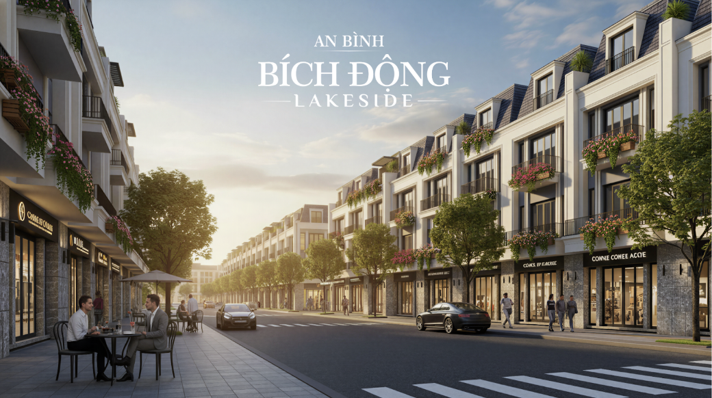 Bán liền kề Bích Động Lakeside 114M² – MT 6M – trục đường 19M – gần công viên