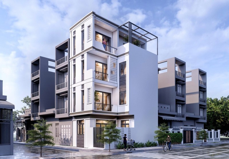 NHÀ MỚI THƯỢNG THANH – LONG BIÊN 65M² – MẶT TIỀN 6.9M – THIẾT KẾ HIỆN ĐẠI