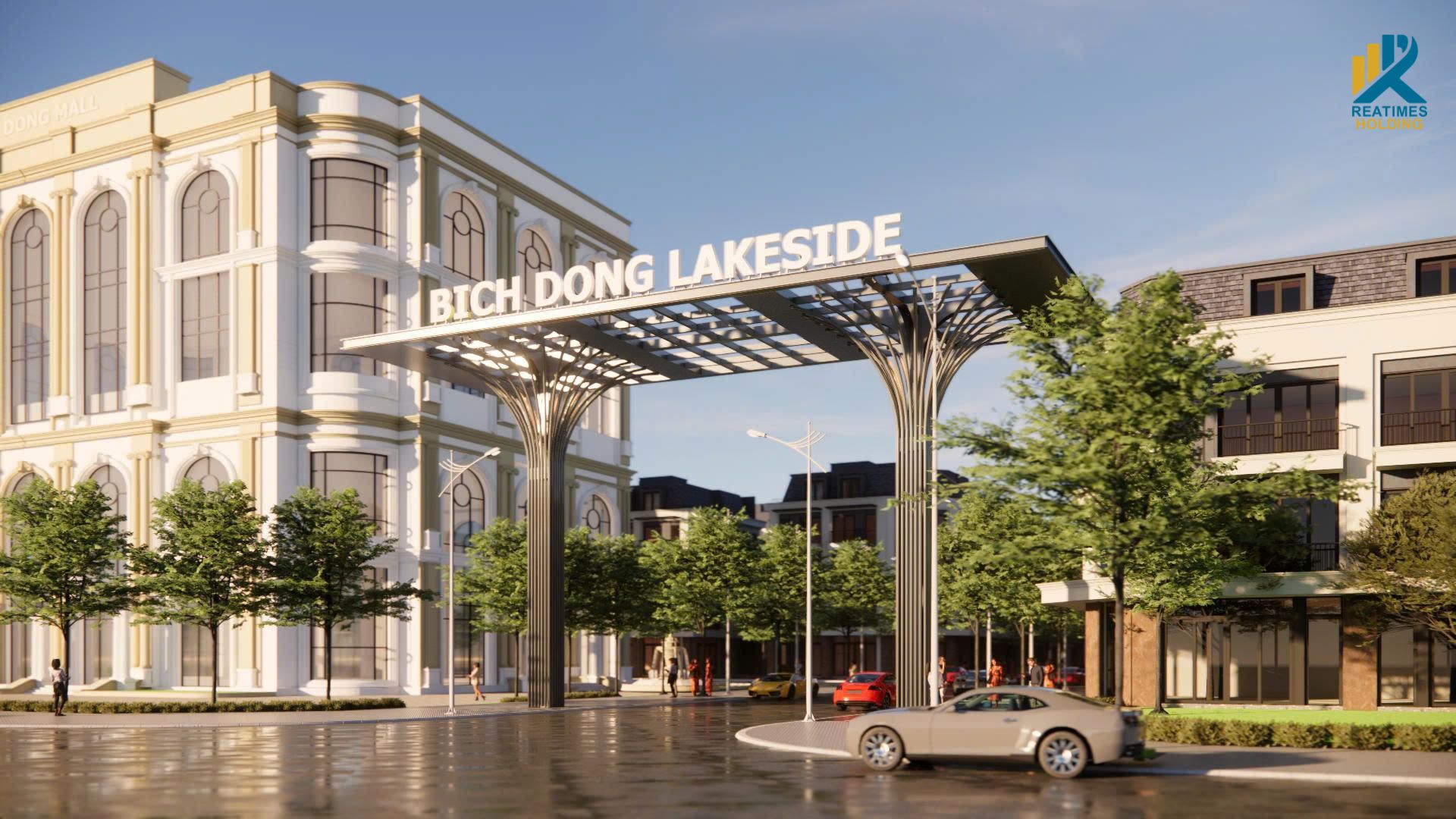 Bán Shophouse dọc cổng chào dự án Bích Động Lakeside – 68 triệu/m² – Đón trọn dòng khách