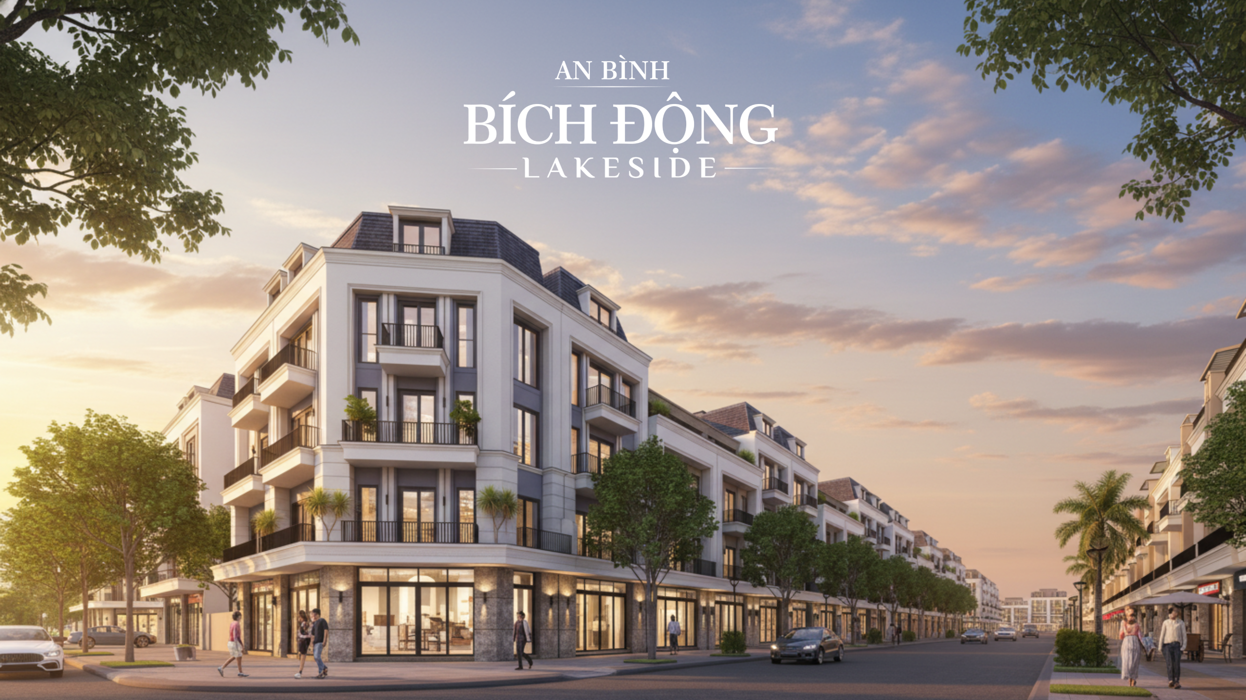 BÍCH ĐỘNG LAKESIDE – LIỀN KỀ GÓC 157M² – MẶT ĐƯỜNG 19M – 70 TRIỆU/M2 - KHÔNG GIAN ĐẲNG CẤP