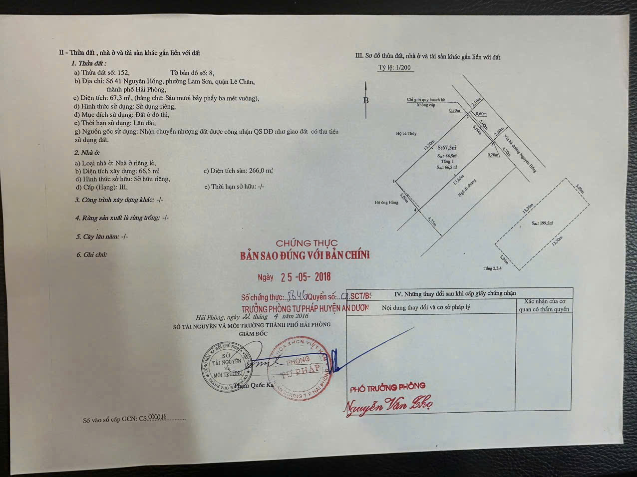 BÁN NHÀ 7 TẦNG MẶT ĐƯỜNG NGUYÊN HỒNG – LÊ CHÂN – LÔ GÓC KINH DOANH – GIÁ 9,9 TỶ