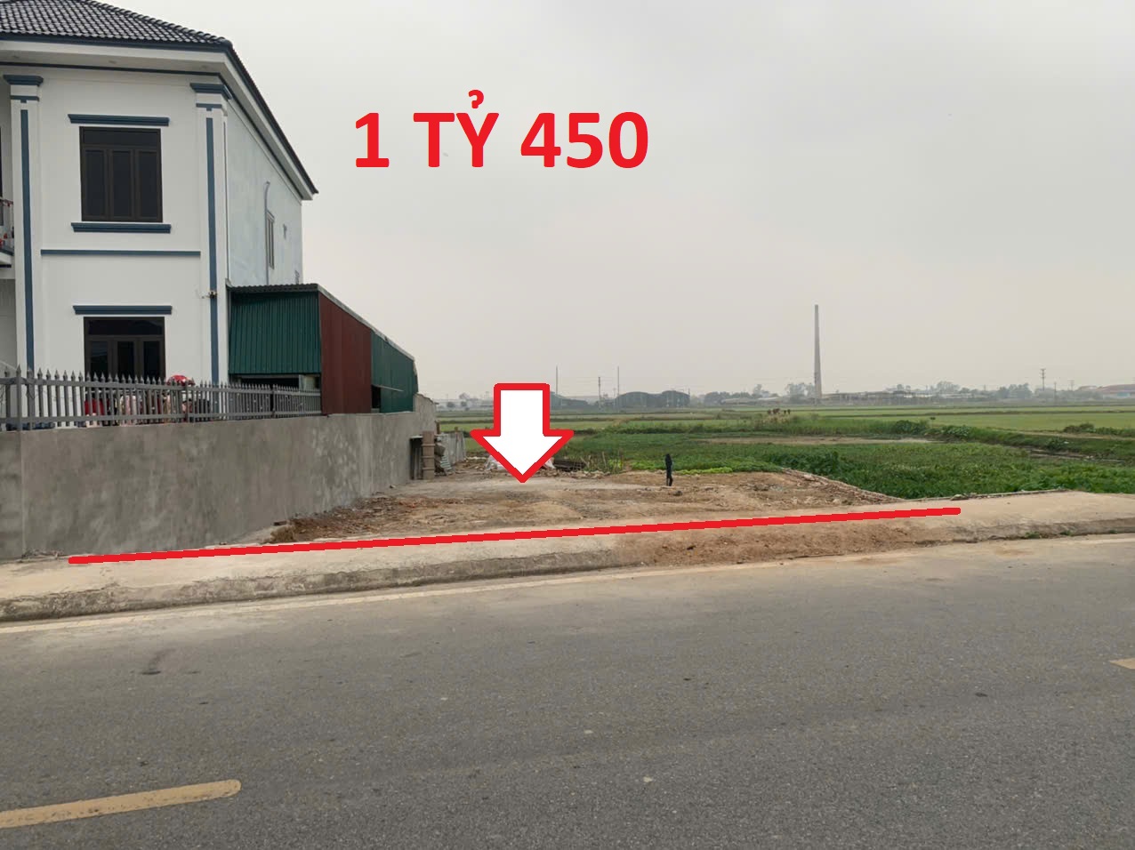 BÁN LÔ GÓC ĐẸP NGAY SÁ T KCN VSIP, NAM ĐỊNH, CHỈ 1 LÔ DUY NHẤT NHỈNH 1 TỶ