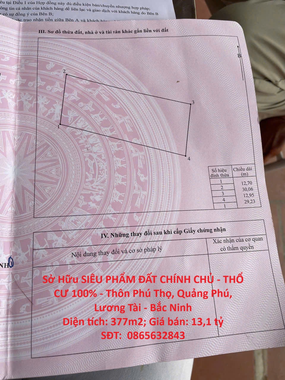 Sở Hữu SIÊU PHẨM ĐẤT CHÍNH CHỦ - THỔ CƯ 100% - Thôn Phú Thọ, Quảng Phú, Lương Tài - Bắc Ninh