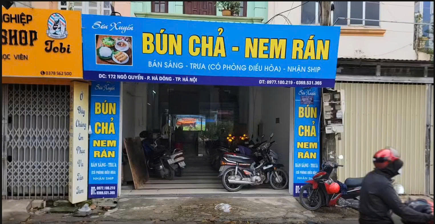 Cho thuê Tầng 1 tại 172 Ngô Quyền, Hà Đông