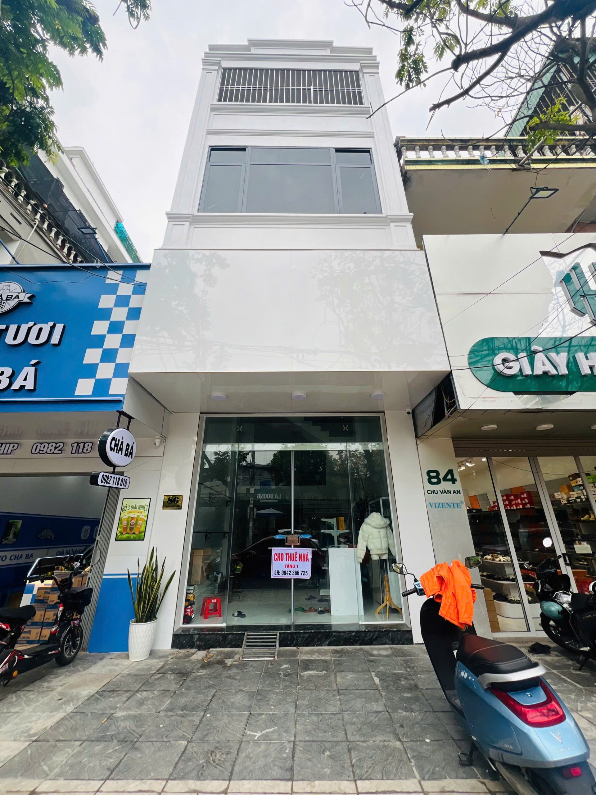 CHÍNH CHỦ CHO THUÊ TẦNG 1 – SỐ 86 CHU VĂN AN, P. TRẦN HƯNG ĐẠO, TỈNH HƯNG YÊN (MỚI) – DIỆN TÍCH 50M²
