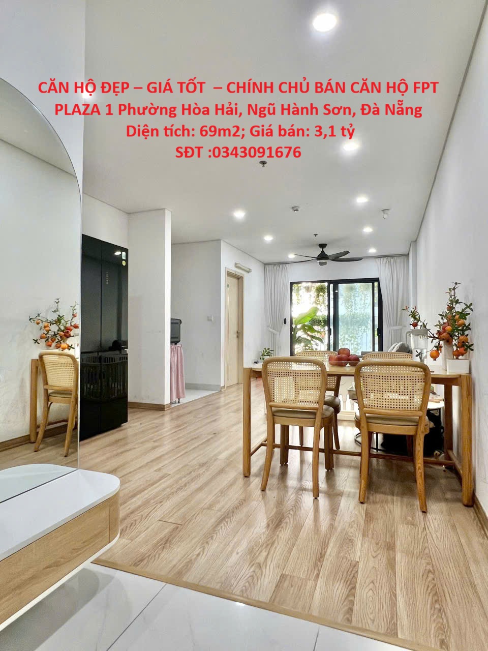CĂN HỘ ĐẸP – GIÁ TỐT – CHÍNH CHỦ BÁN CĂN HỘ FPT PLAZA 1 Phường Hòa Hải, Ngũ Hành Sơn, Đà Nẵng