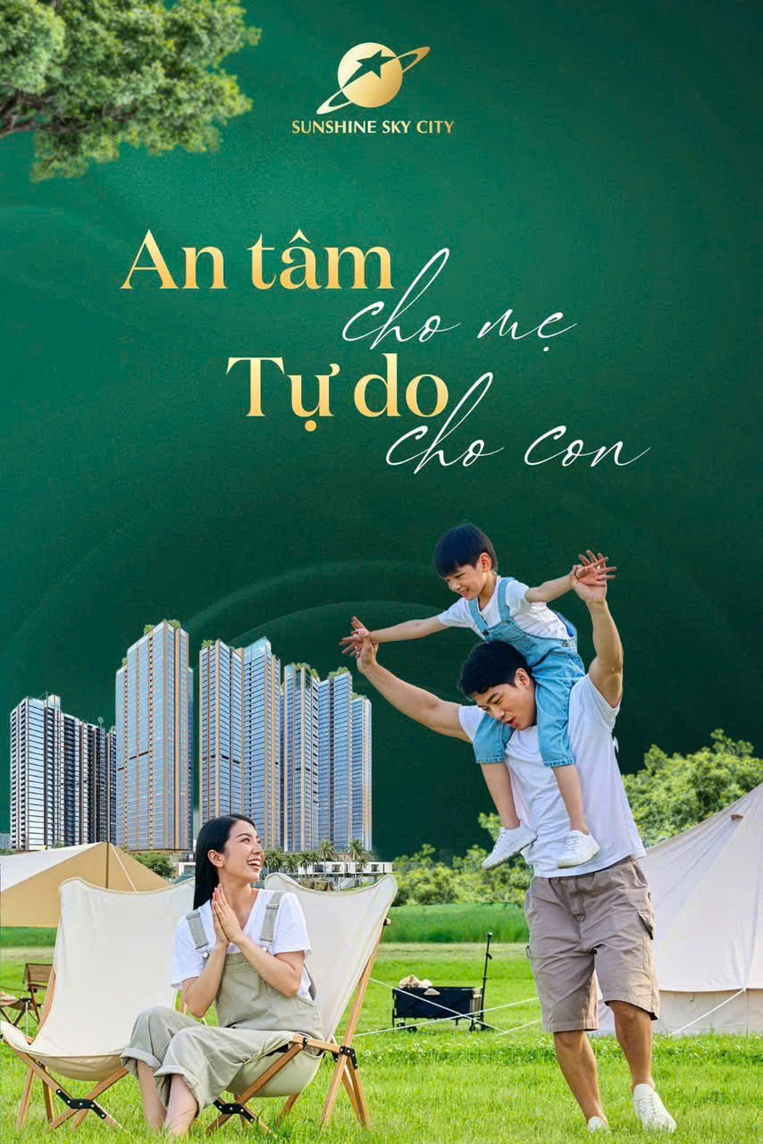 Nhận giữ chỗ tòa V8, V9 sunshine sky city chiết khấu 1%, giá từ 98 triệu/m2, lịch thanh toán giãn