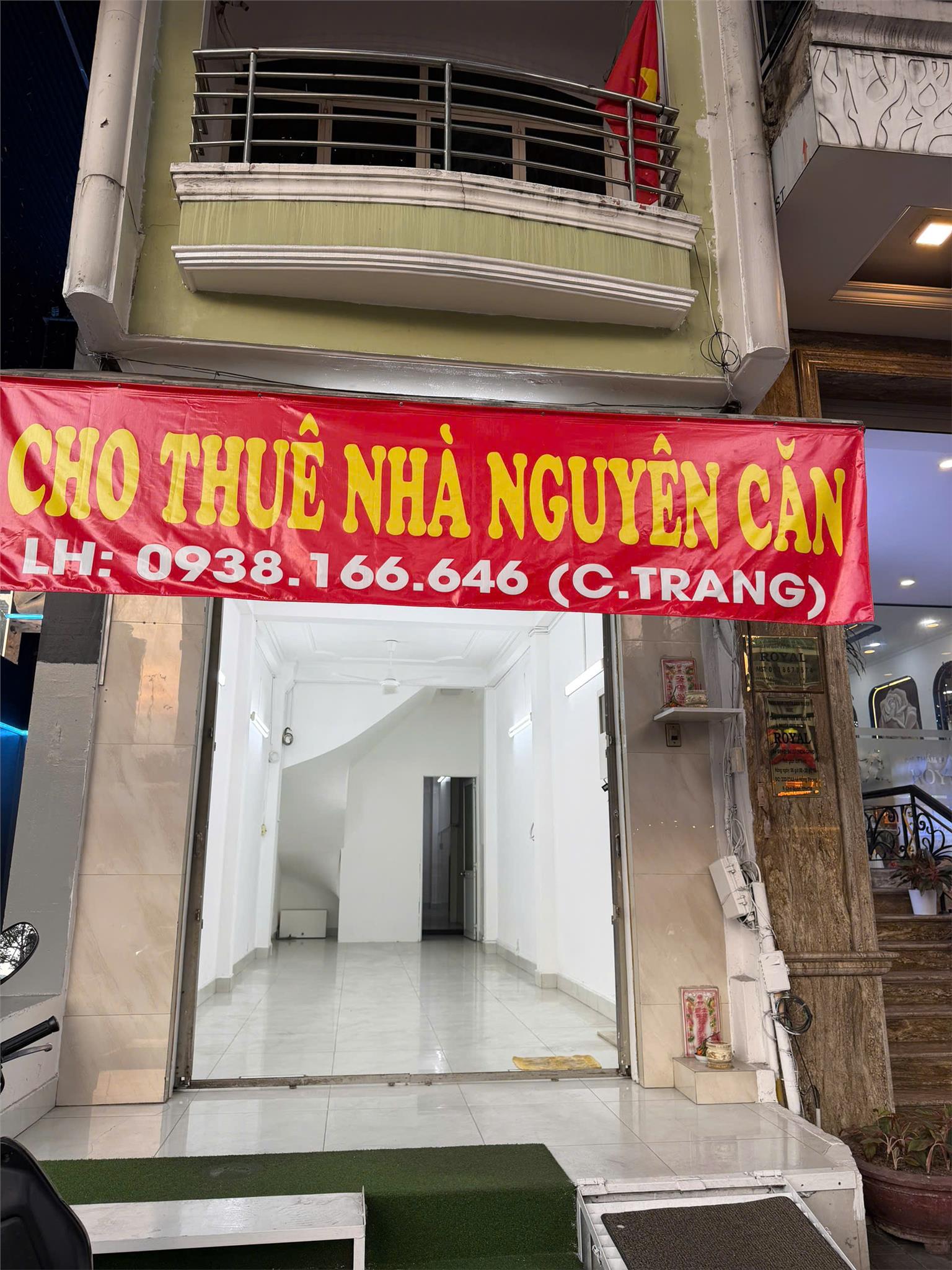 Cho thuê nhà nguyên căn mặt tiền 234b lê hồng phong q.5 nhà mới đẹp kinh doanh