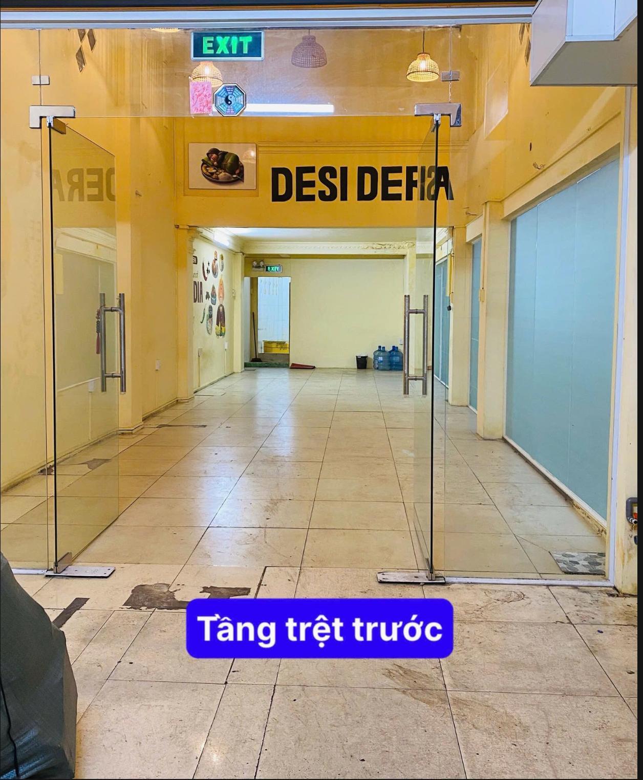 CHO THUÊ TẦNG TRỆT MẶT TIỀN – TRUNG TÂM QUẬN 1, TP HCM