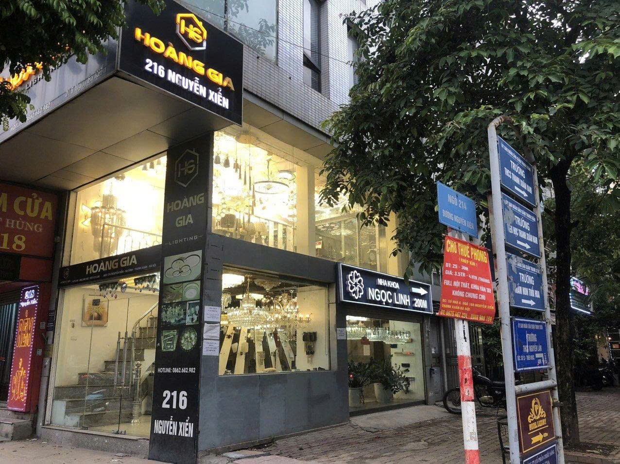 CHO THUÊ MẶT BẰNG KINH DOANH & VĂN PHÒNG – 216 NGUYỄN XIỂN, THANH XUÂN