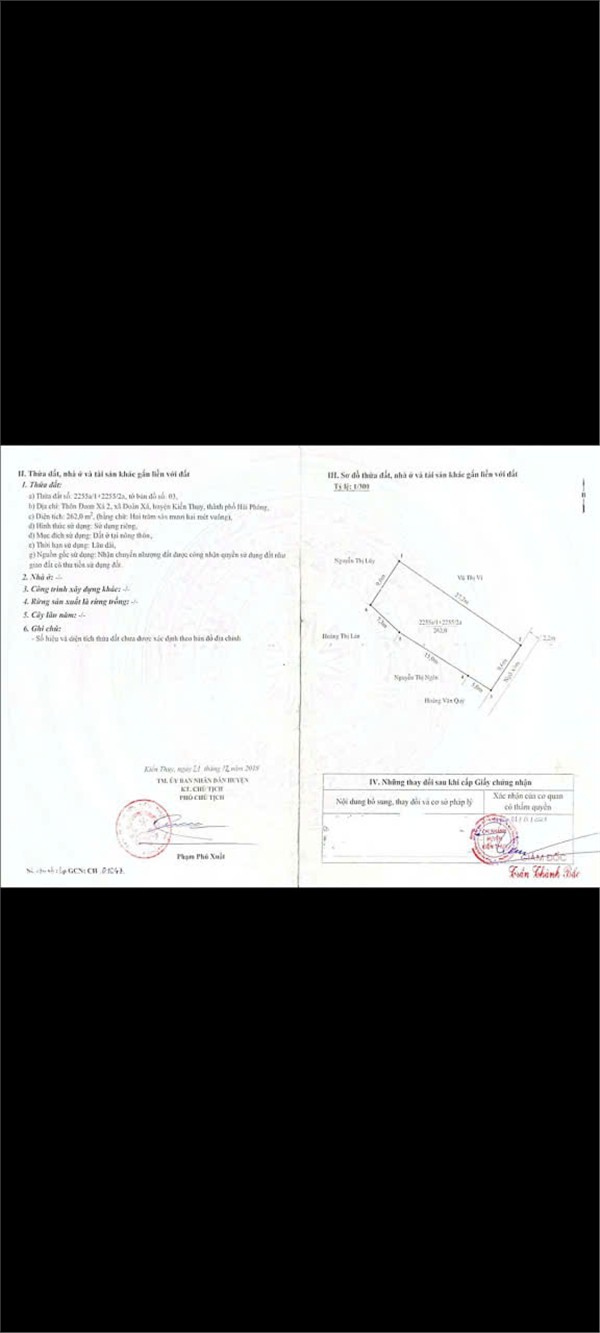ĐẤT ĐẸP – GIÁ TỐT - CẦN BÁN NHANH LÔ ĐẤT TIỀM NĂNG tại huyện Kiến Thụy tp Hải Phòng