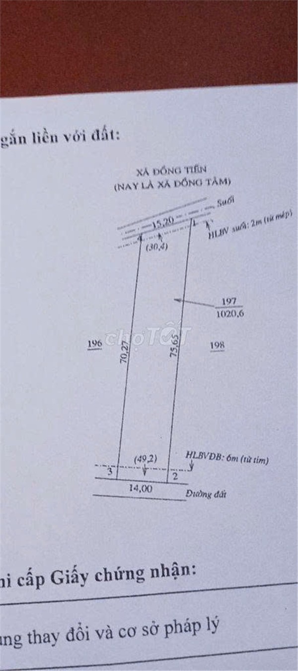 ĐẤT ĐẸP - GIÁ ĐẦU TƯ- CẦN BÁN GẤP LÔ ĐẤT SÀO Tại Tân Phước , ĐỒNG PHÚ, BÌNH PHƯỚC