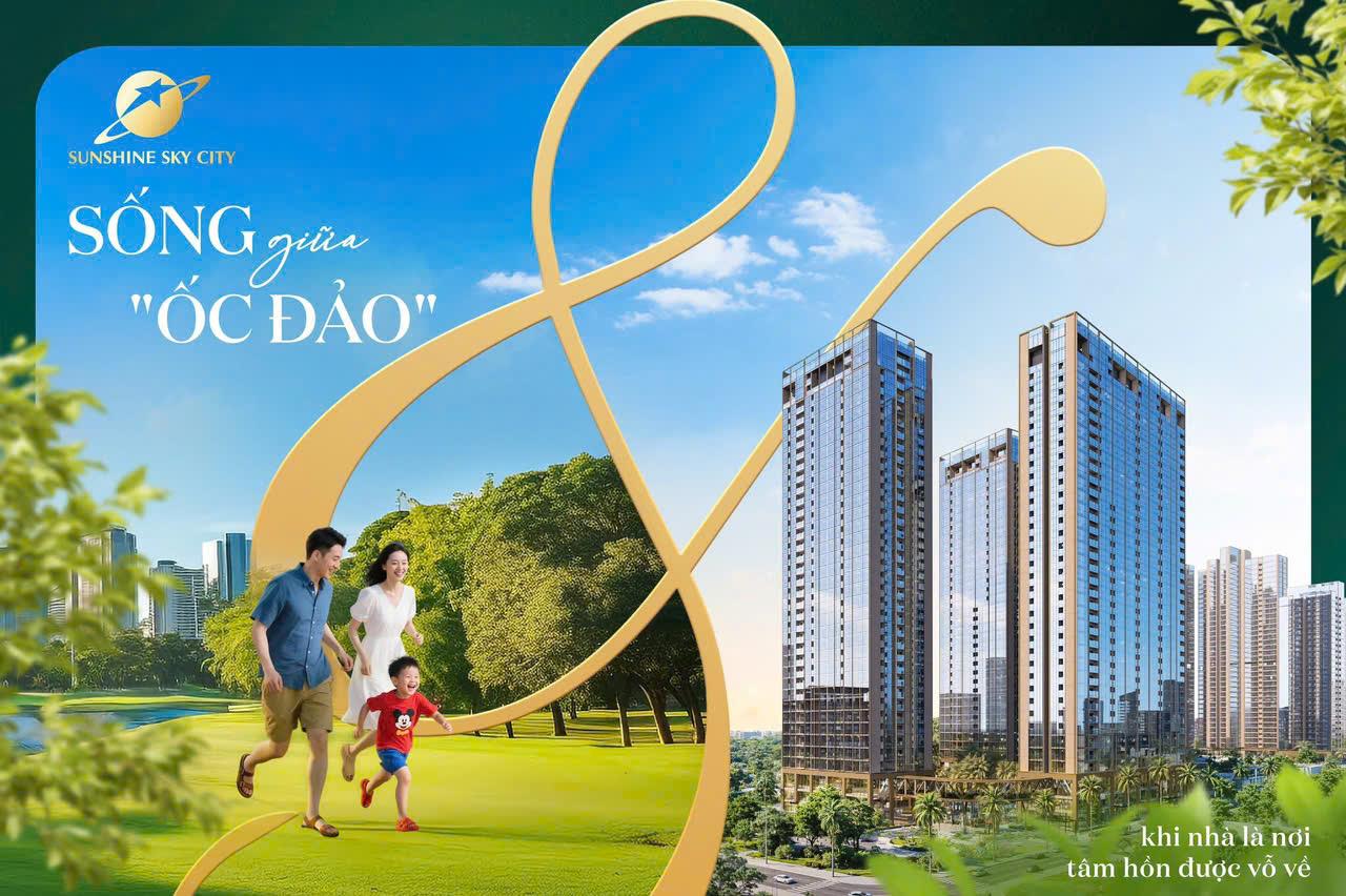 Giữ chỗ "ốc đảo" xanh tòa V8, V9 với giá từ 98 triệu/m2, hưởng 1% chiết khấu booking sớm tại Sunshine Sky City