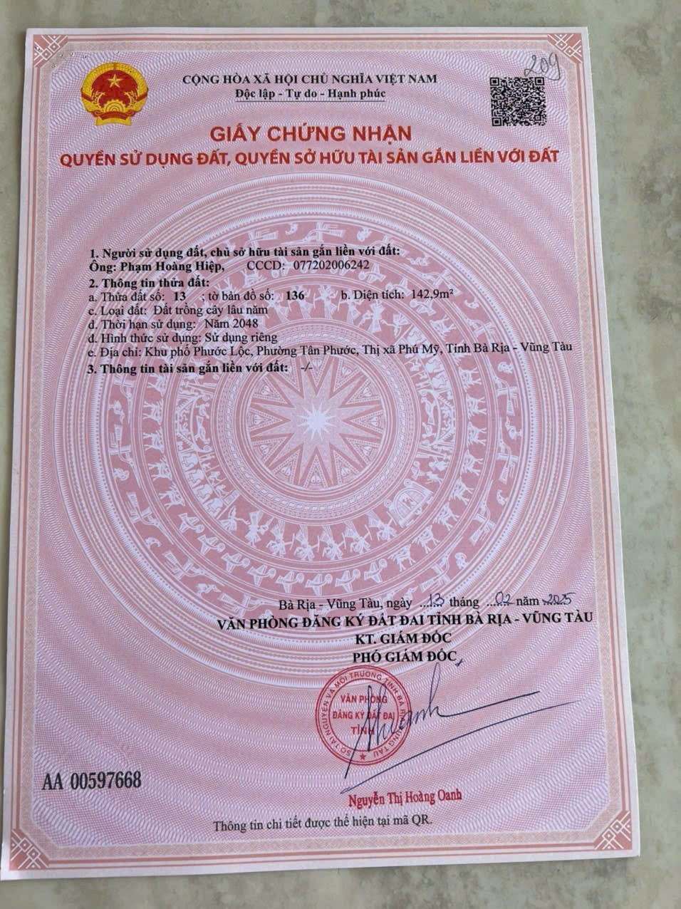 ĐẤT ĐẸP - ĐẦU TƯ SINH LỜI - Cần Bán Đất 2 Mặt Tiền Đường S - Tân Phước, Phú Mỹ, HCM