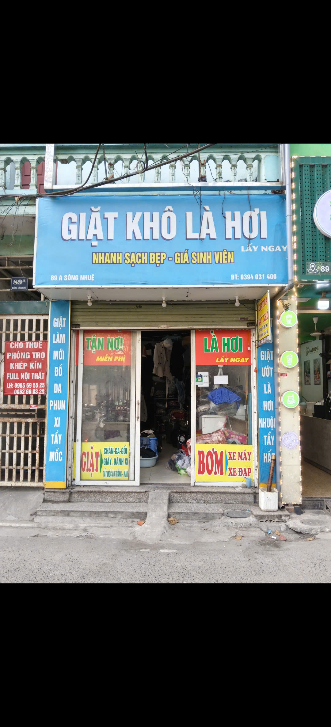 SANG NHƯỢNG CỬA HÀNG GIẶT LÀ - SẴN KHÁCH - VÀO KINH DOANH NGAY CHÍNH CHỦ